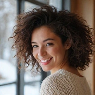 Portrait of a vibrant young woman, a marketing specialist with a passion for winter sports